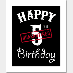 Happy 5th Quarantined Birthday Posters and Art